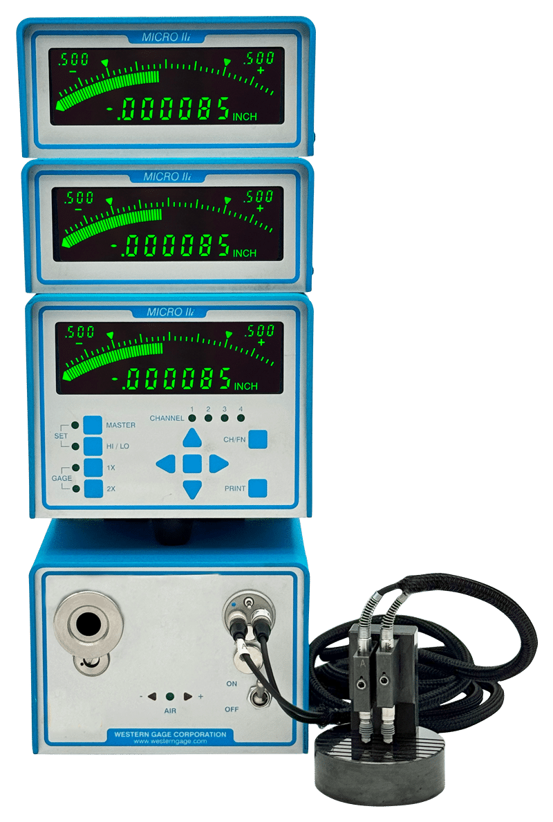 Lvdt and air 3 display with lvdt sensor