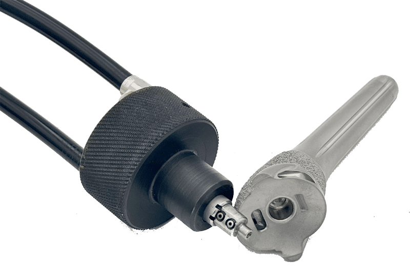 Small taper gage and stem 1